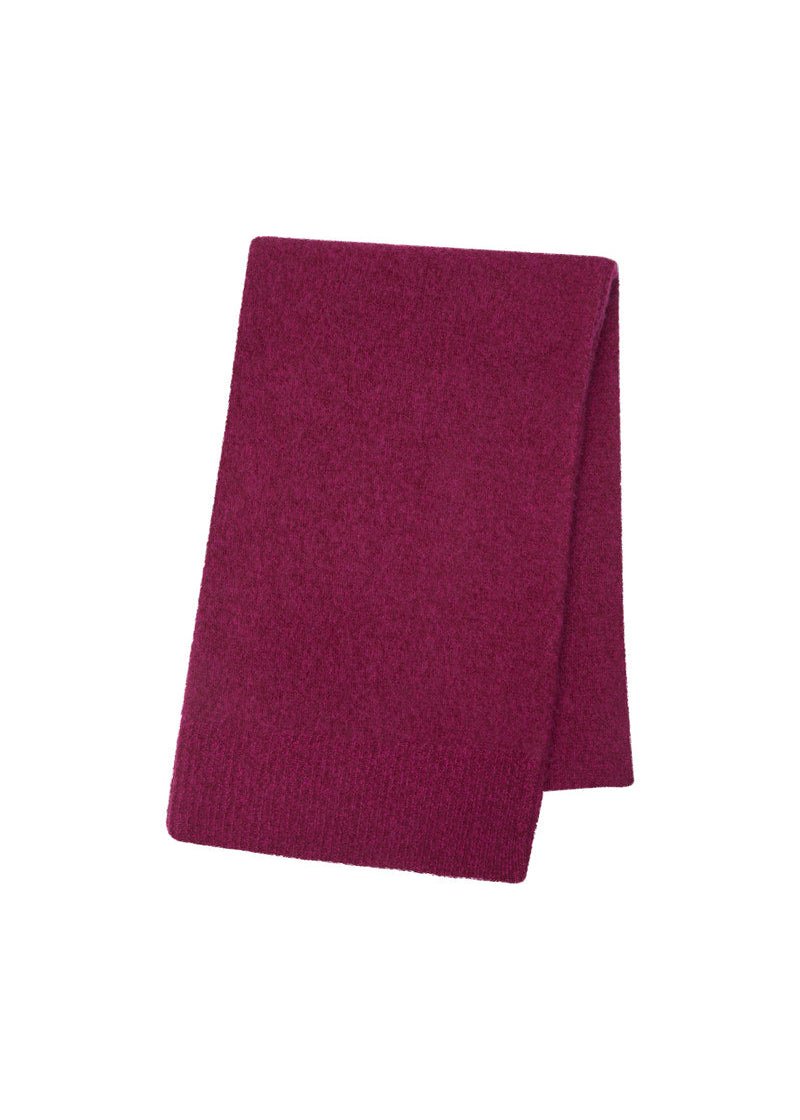 Whisp Wool Shawl in Fig Mouline from JAC + JACK at Edito Boutique