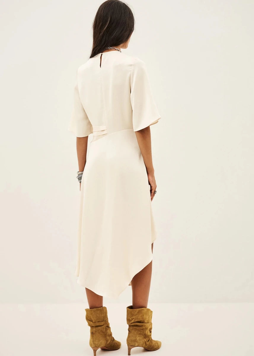 Wila Dress in Beige from BA&SH at Edito Boutique
