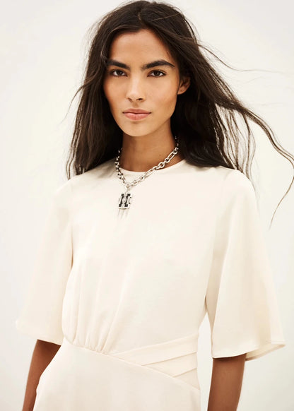 Wila Dress in Beige from BA&SH at Edito Boutique
