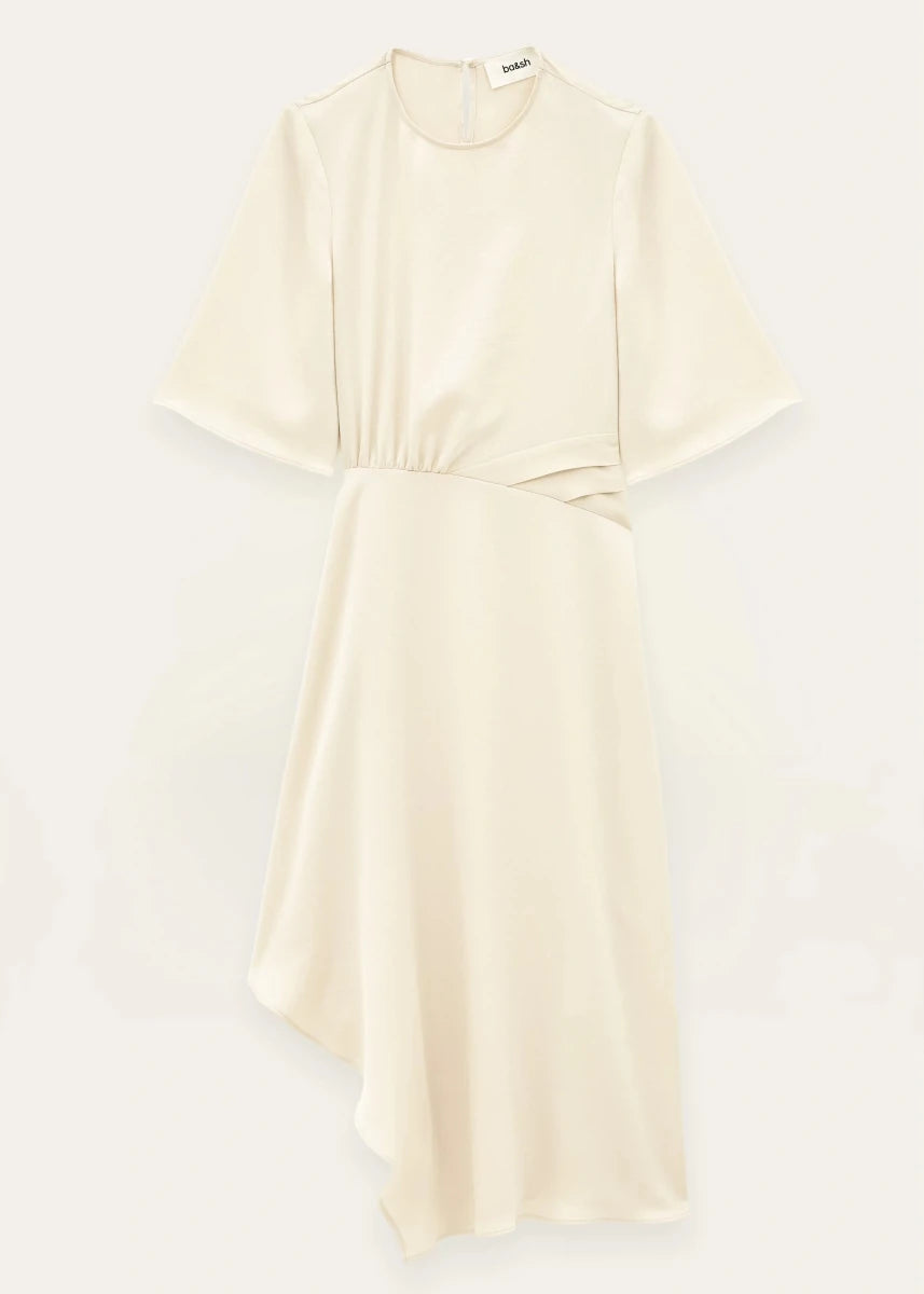 Wila Dress in Beige from BA&SH at Edito Boutique