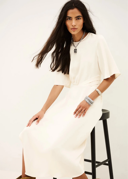 Wila Dress in Beige from BA&SH at Edito Boutique