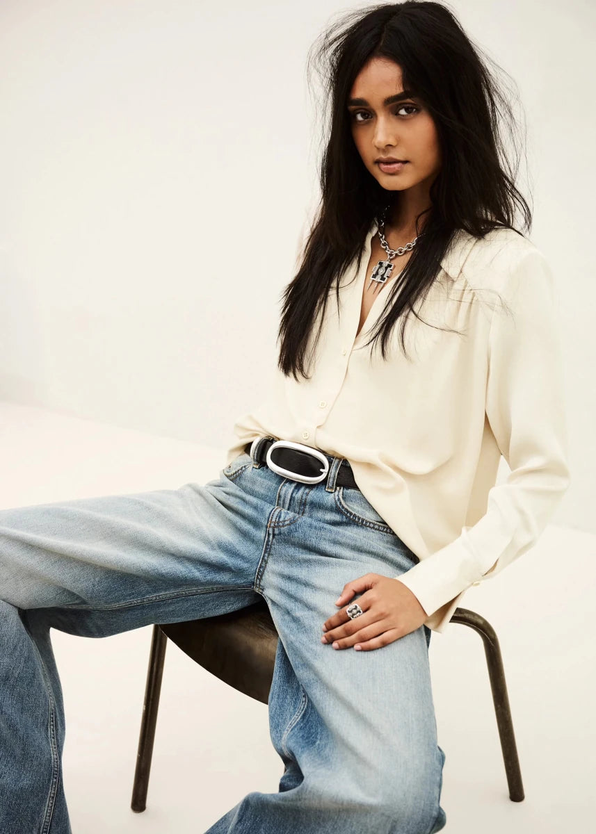 Wilna Shirt in Beige from BA&SH at Edito Boutique