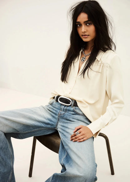 Wilna Shirt in Beige from BA&SH at Edito Boutique