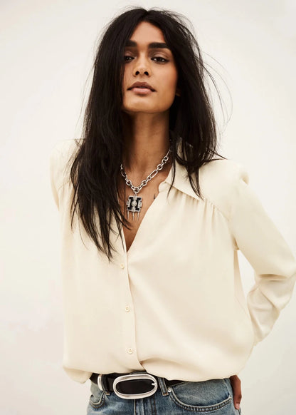 Wilna Shirt in Beige from BA&SH at Edito Boutique