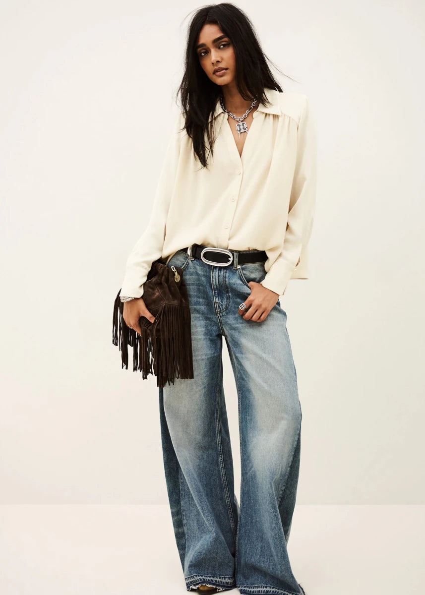 Wilna Shirt in Beige from BA&SH at Edito Boutique