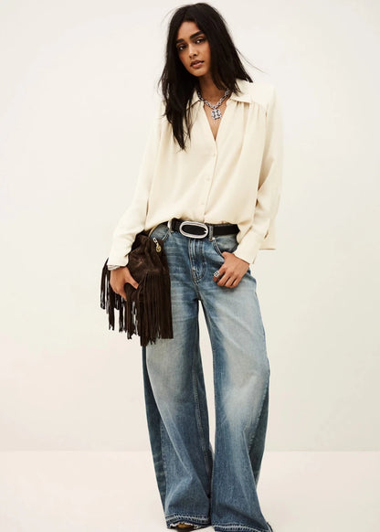 Wilna Shirt in Beige from BA&SH at Edito Boutique
