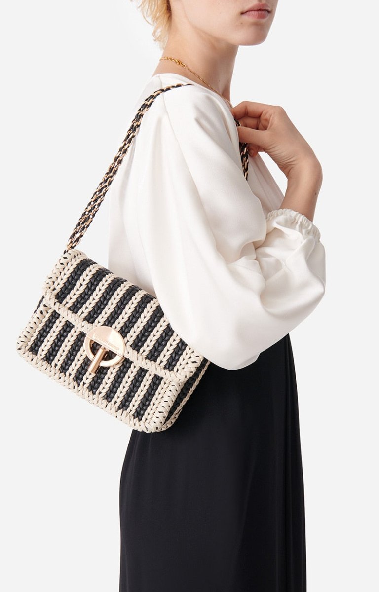 Woven Moon Bag from VANESSA BRUNO at Edito boutique