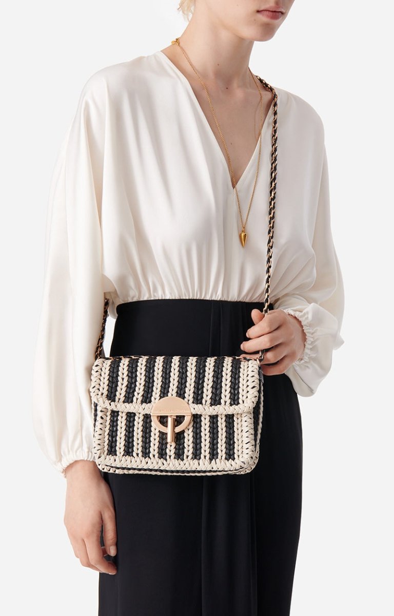 Woven Moon Bag from VANESSA BRUNO at Edito boutique
