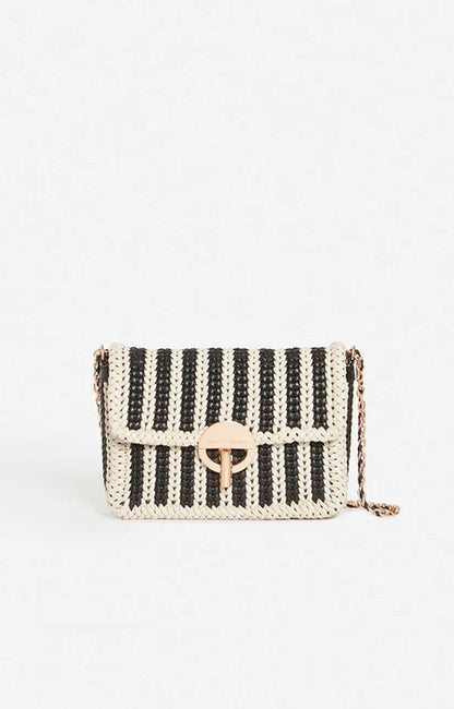 Woven Nano Moon Bag from VANESSA BRUNO at Edito boutique