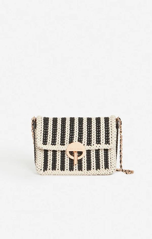 Woven Nano Moon Bag from VANESSA BRUNO at Edito boutique