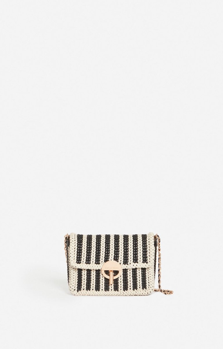 Woven Nano Moon Bag from VANESSA BRUNO at Edito boutique