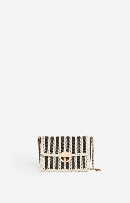 Woven Nano Moon Bag from VANESSA BRUNO at Edito boutique