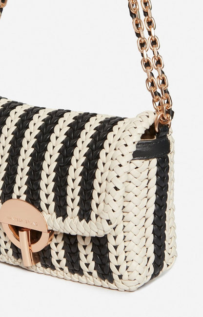 Woven Nano Moon Bag from VANESSA BRUNO at Edito boutique