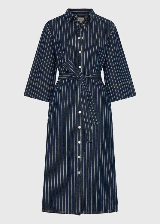 Wyatt Denim Dress in Stripe from Morrison