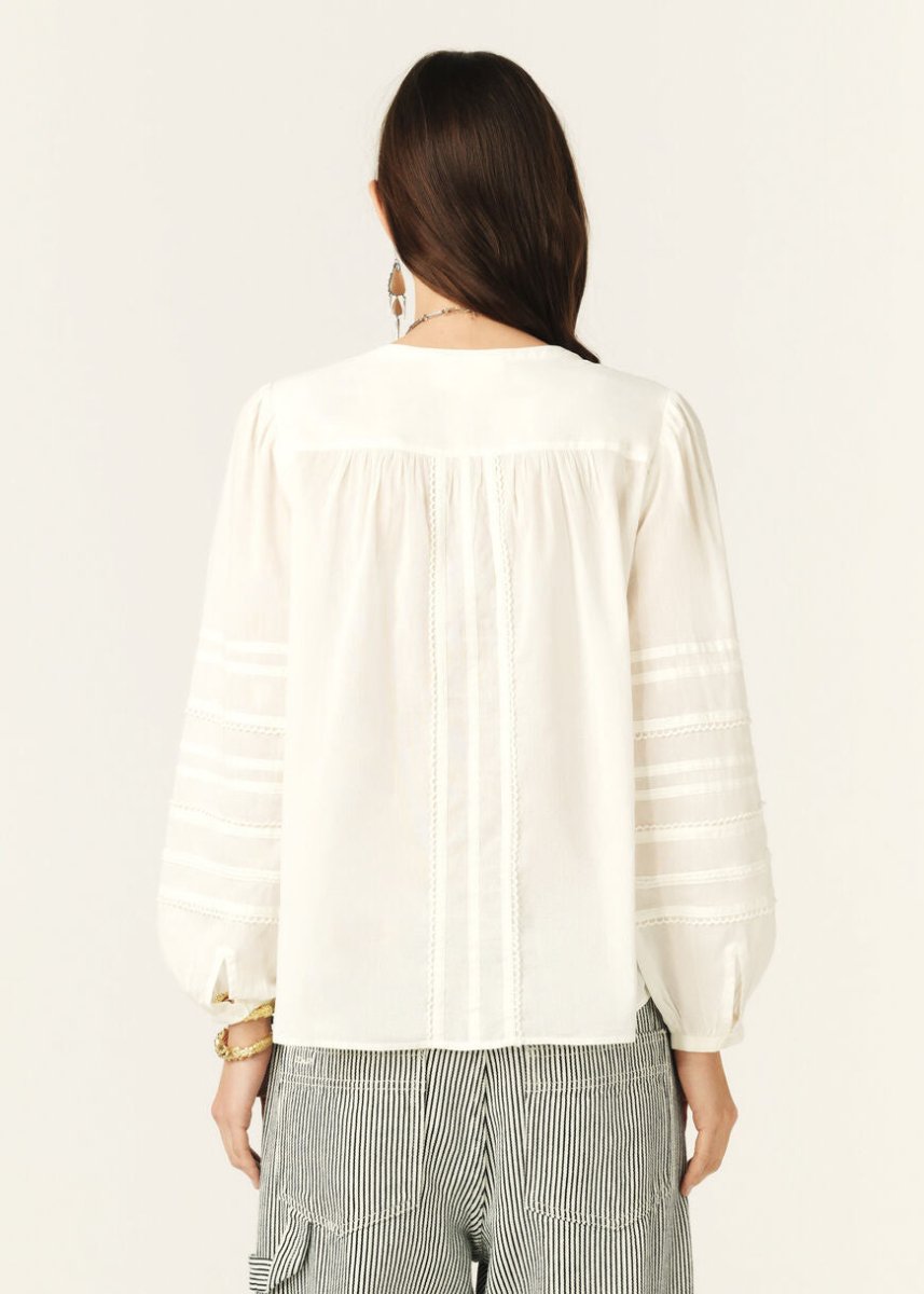 Yilla Shirt in Ecru from BA&SH at Edito boutique