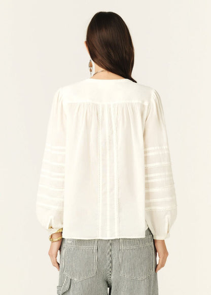 Yilla Shirt in Ecru from BA&SH at Edito boutique