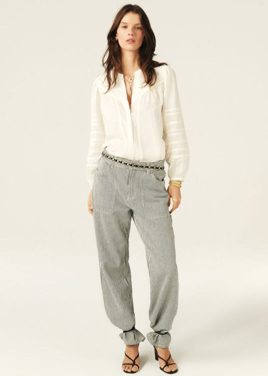 Yilla Shirt in Ecru from BA&SH at Edito boutique