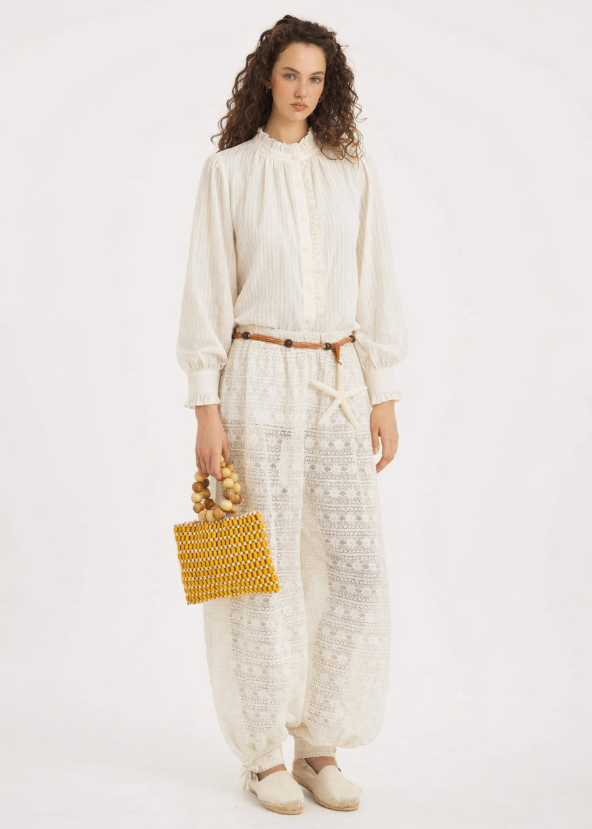 Yvie Blouse in Cream from ANTIK BATIK at Edito boutique