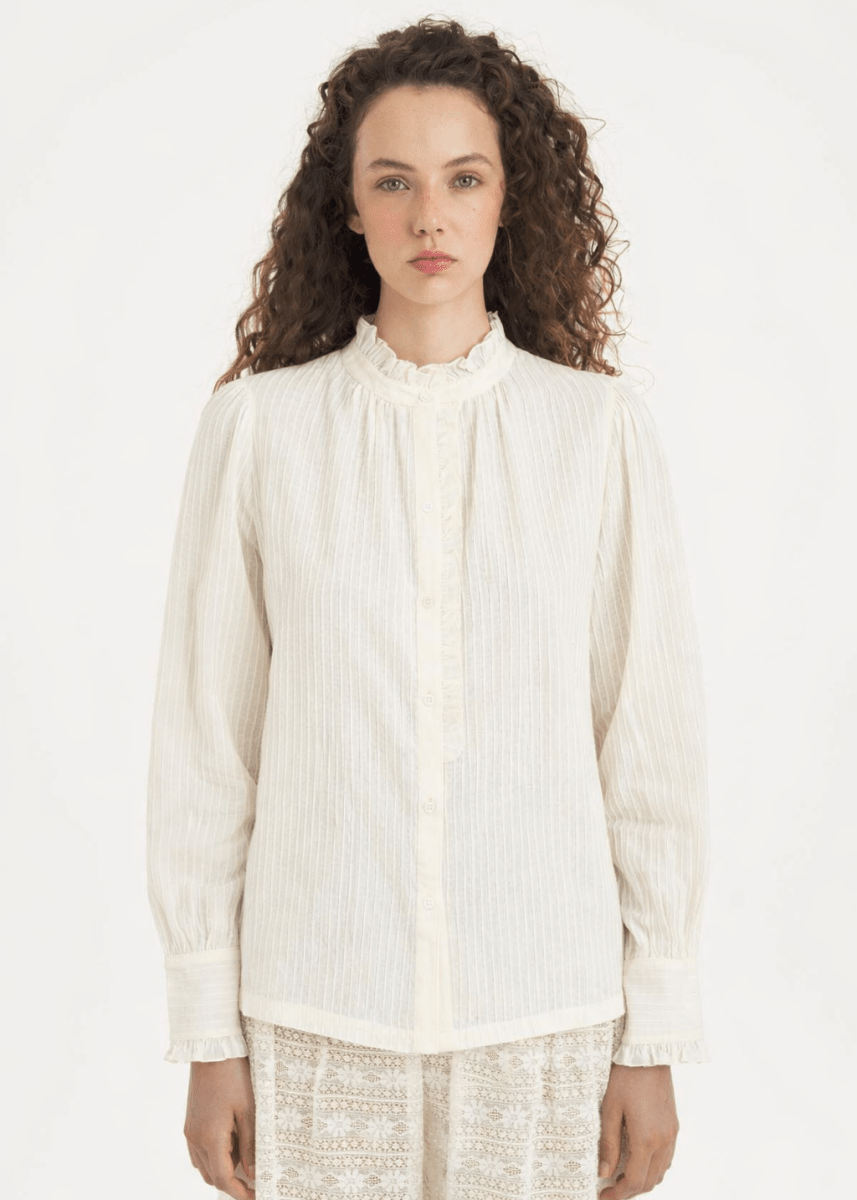 Yvie Blouse in Cream from ANTIK BATIK at Edito boutique