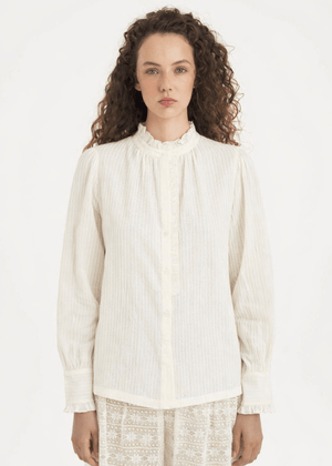 Yvie Blouse in Cream from ANTIK BATIK at Edito boutique