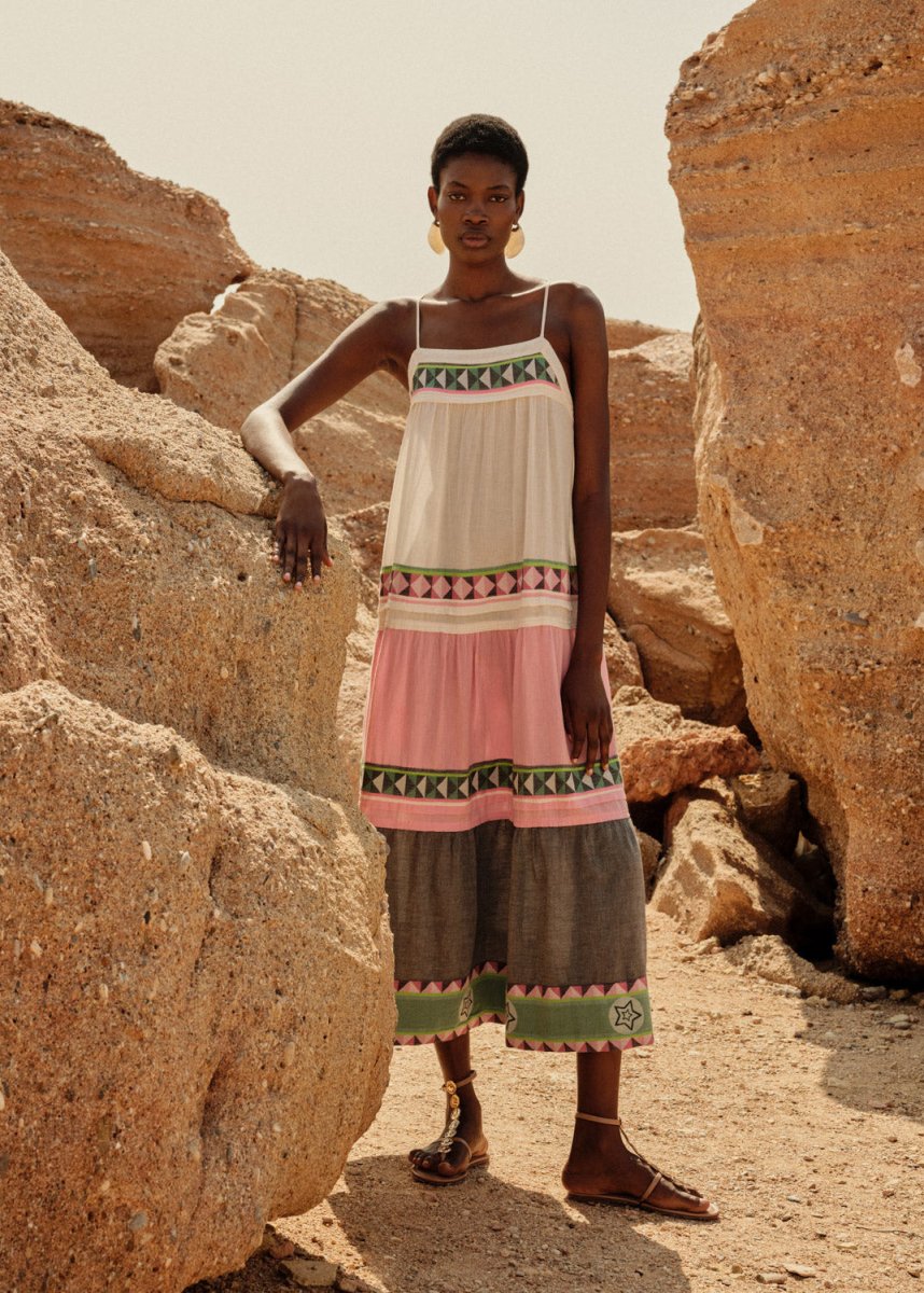 Zeona Dress in Multicolour from DEVOTION TWINS at Edito Boutique