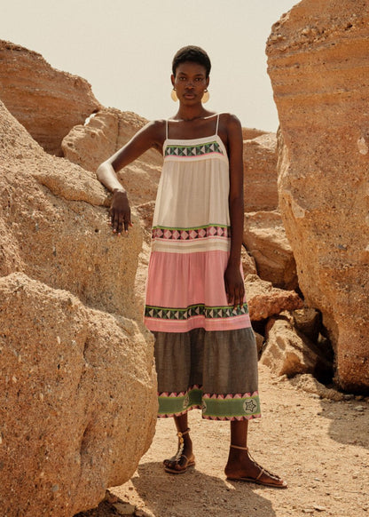 Zeona Dress in Multicolour from DEVOTION TWINS at Edito Boutique
