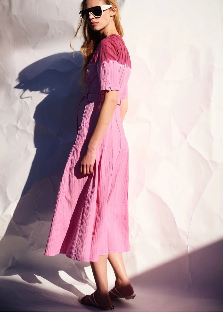Zipper Dress in Musk from LUUDA at Edito Boutique