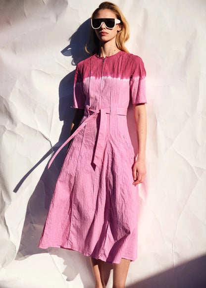 Zipper Dress in Musk from LUUDA at Edito Boutique