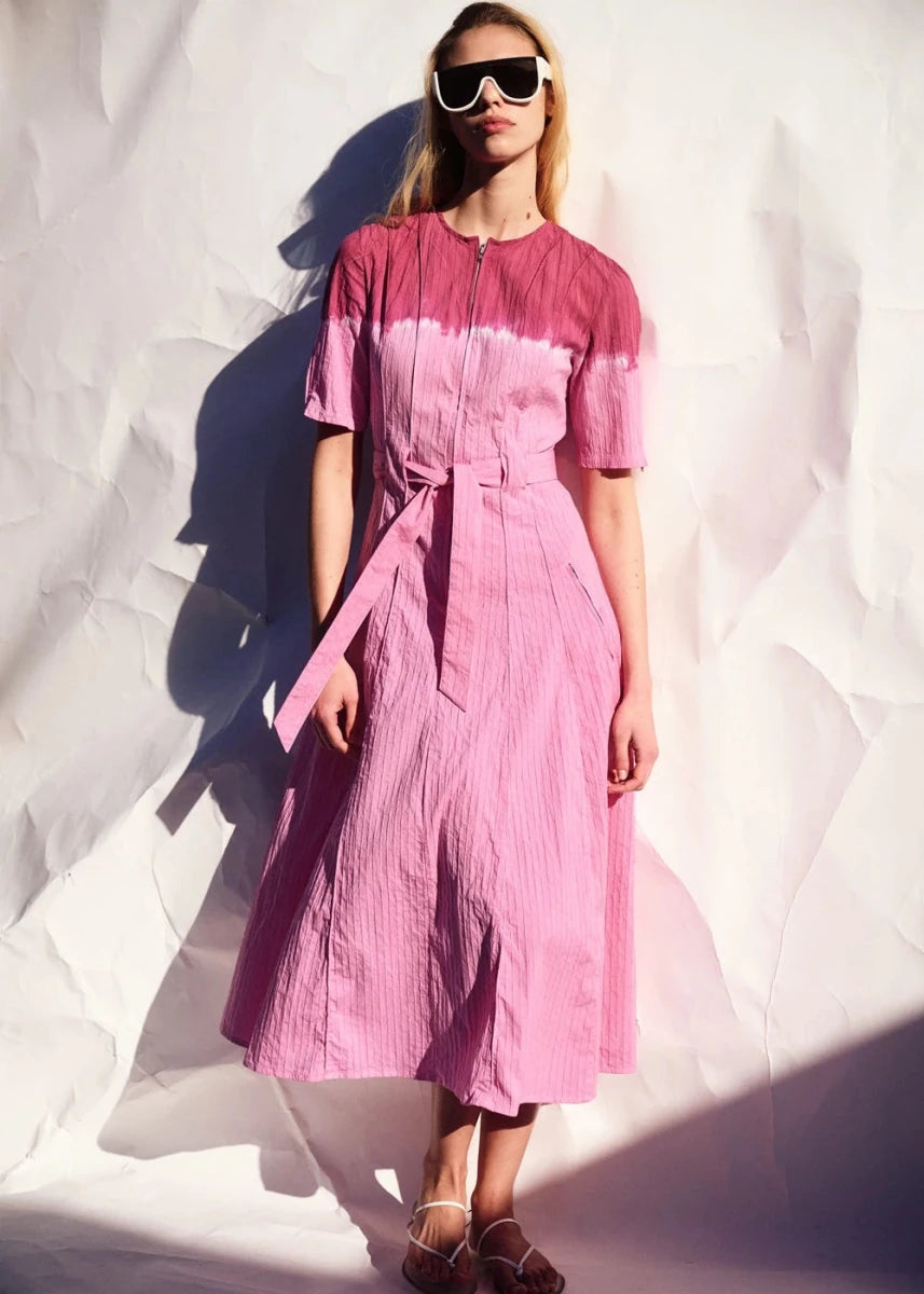 Zipper Dress in Musk from LUUDA at Edito Boutique