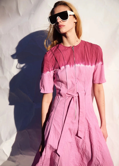 Zipper Dress in Musk from LUUDA at Edito Boutique