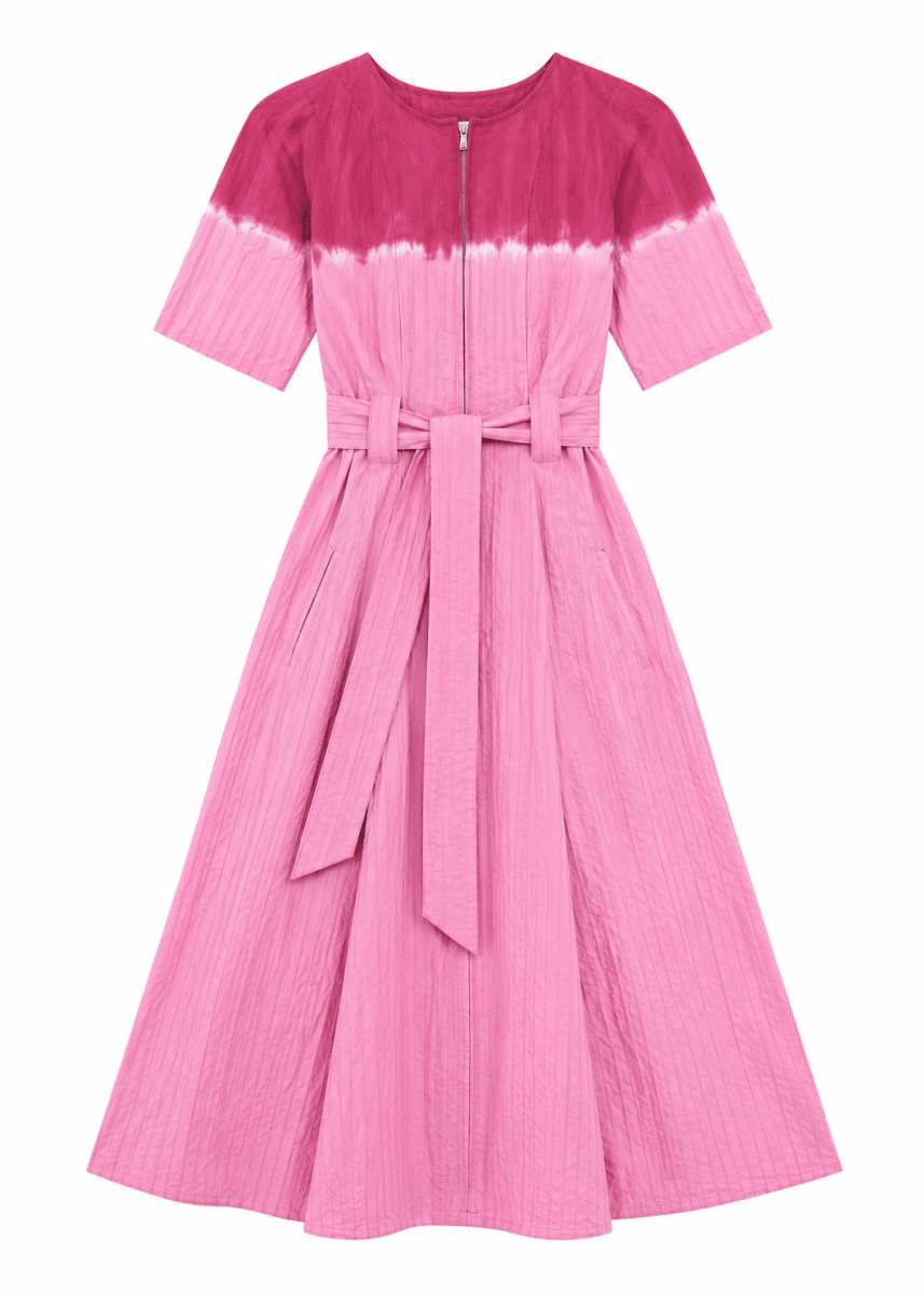 Zipper Dress in Musk from LUUDA at Edito Boutique
