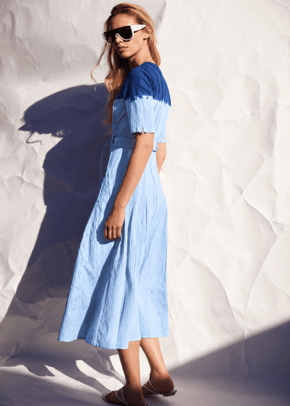 Zipper Dress in Powder from LUUDA at Edito Boutique