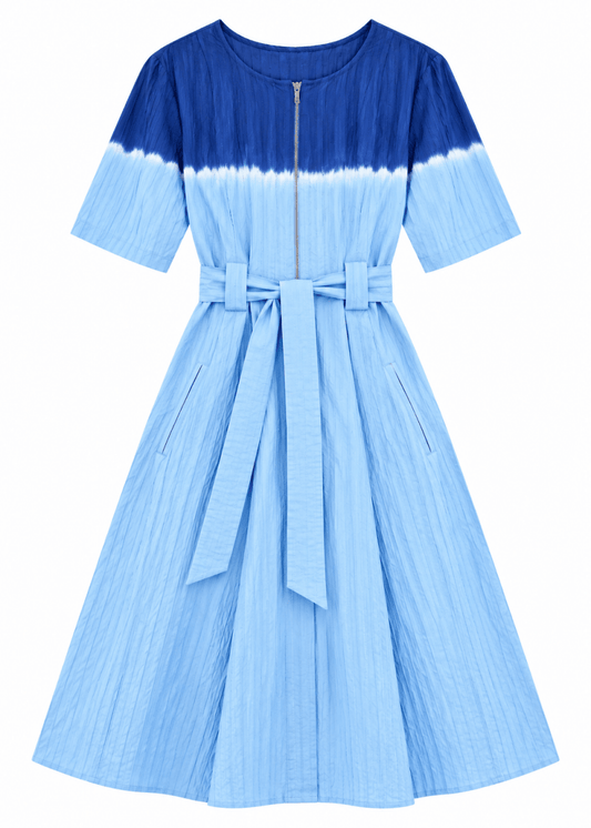 Zipper Dress in Powder from LUUDA at Edito Boutique