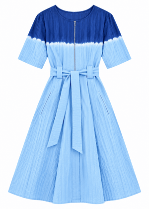 Zipper Dress in Powder from LUUDA at Edito Boutique