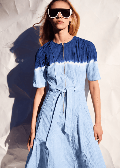 Zipper Dress in Powder from LUUDA at Edito Boutique