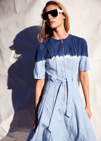Zipper Dress in Powder from LUUDA at Edito Boutique