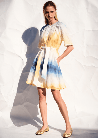 Zipper Mini Dress in Haze from Edito Boutique at Edito Boutique