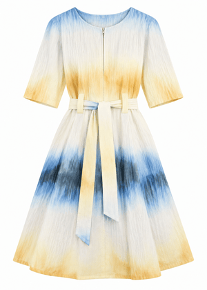 Zipper Mini Dress in Haze from Edito Boutique at Edito Boutique