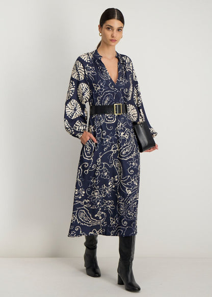 Zoraia Printed Dress in Night from STELLA FOREST at Edito boutique