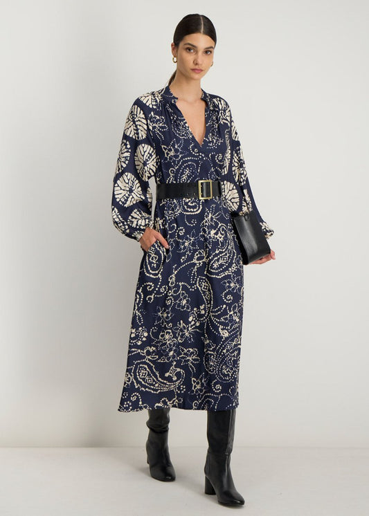 Zoraia Printed Dress in Night from STELLA FOREST at Edito boutique