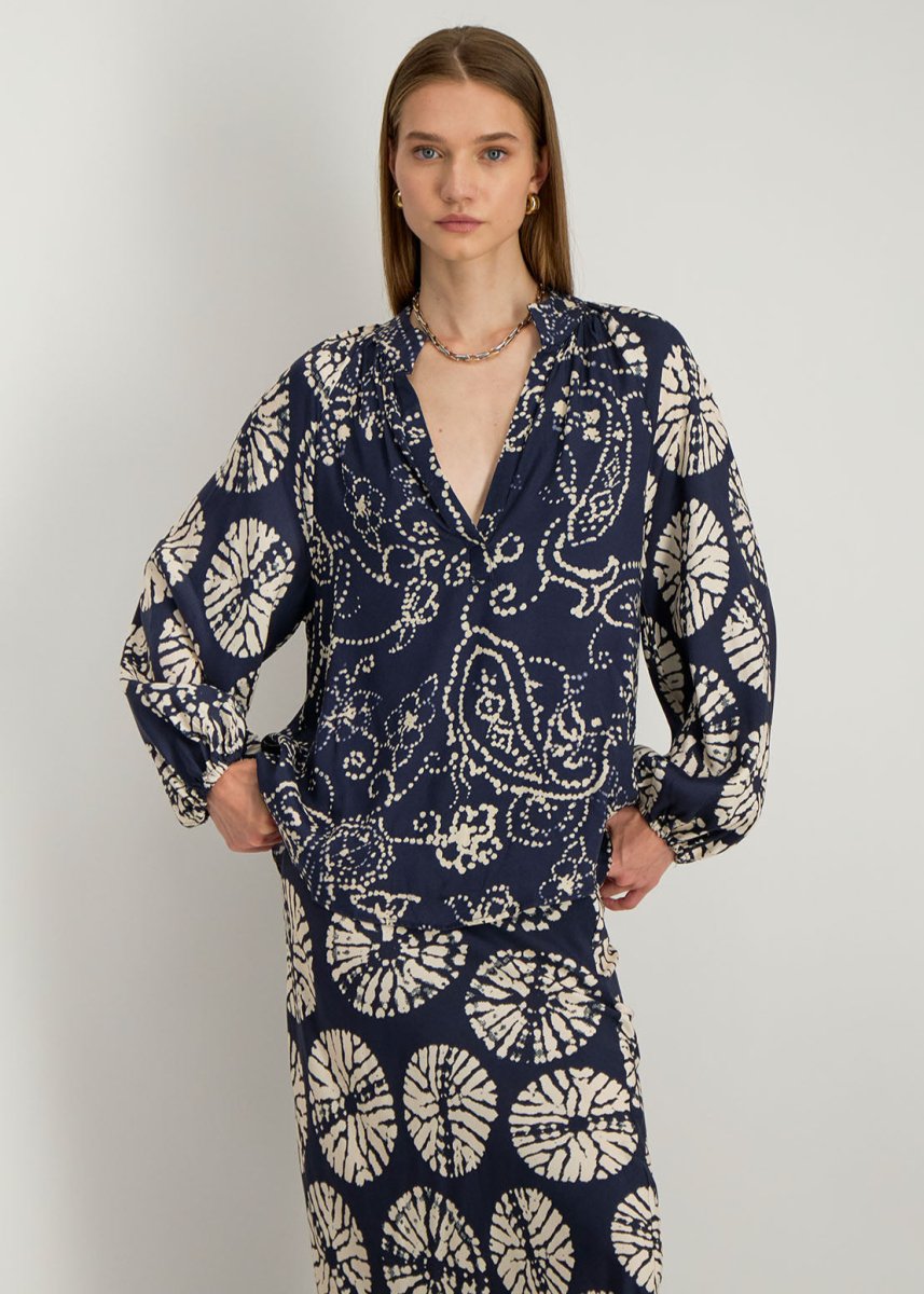 Zoria Printed Tunic in Night from STELLA FOREST at Edito boutique